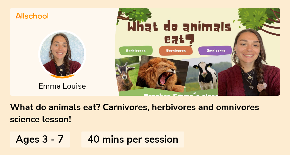 What do animals eat? Carnivores, herbivores and omnivores science