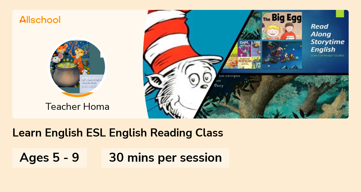 Learn English ESL English Reading Class | Live interative class for ...