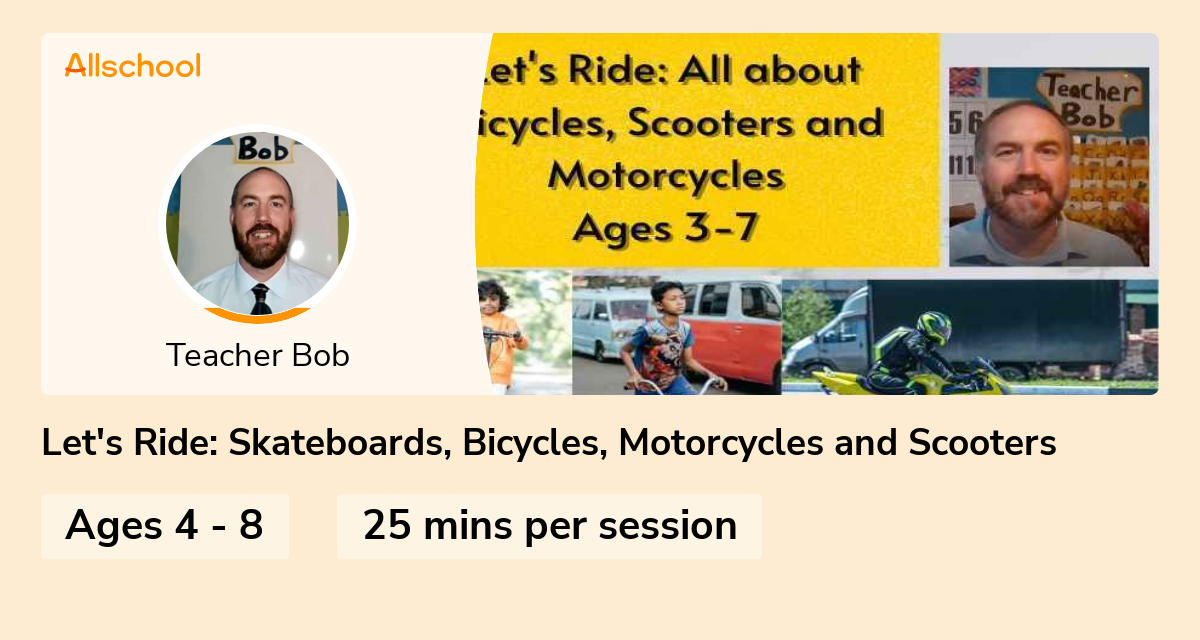 Let's Ride Skateboards, Bicycles, Motorcycles and Scooters (3.00 off