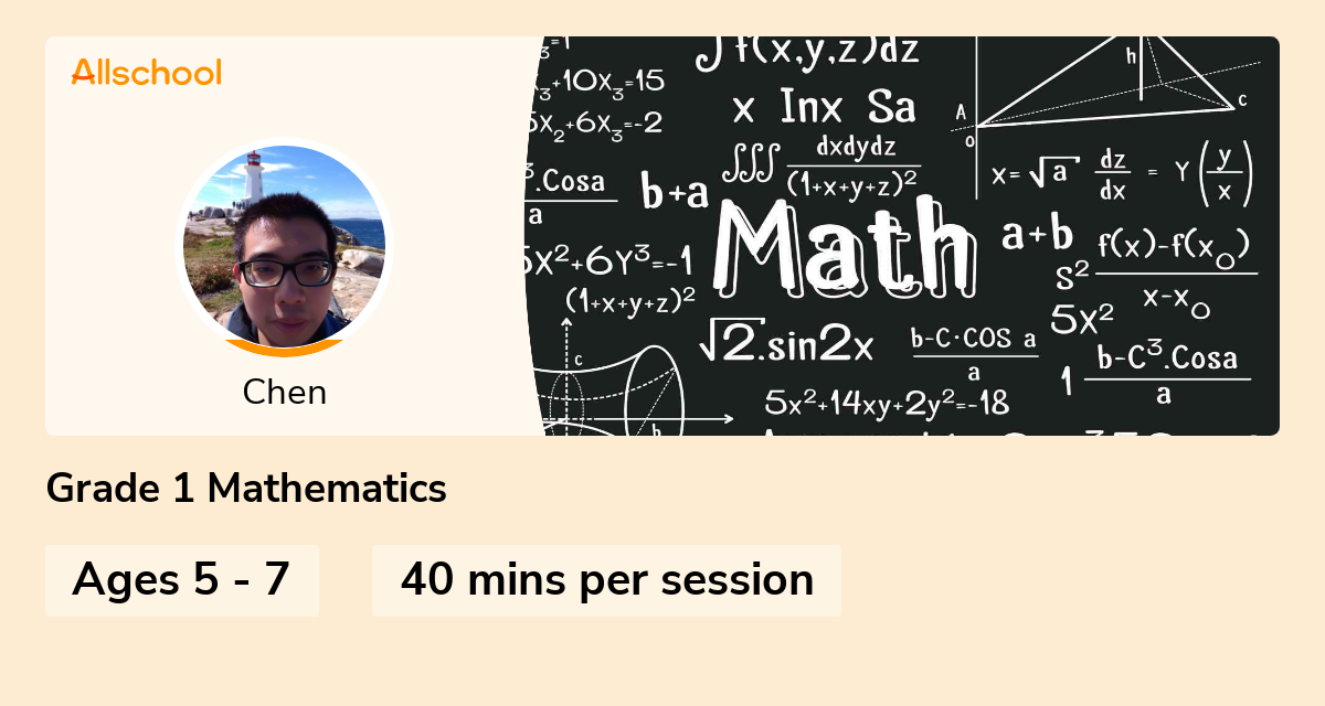 Grade 1 Mathematics | Live interative class for ages 5-7 | taught by ...