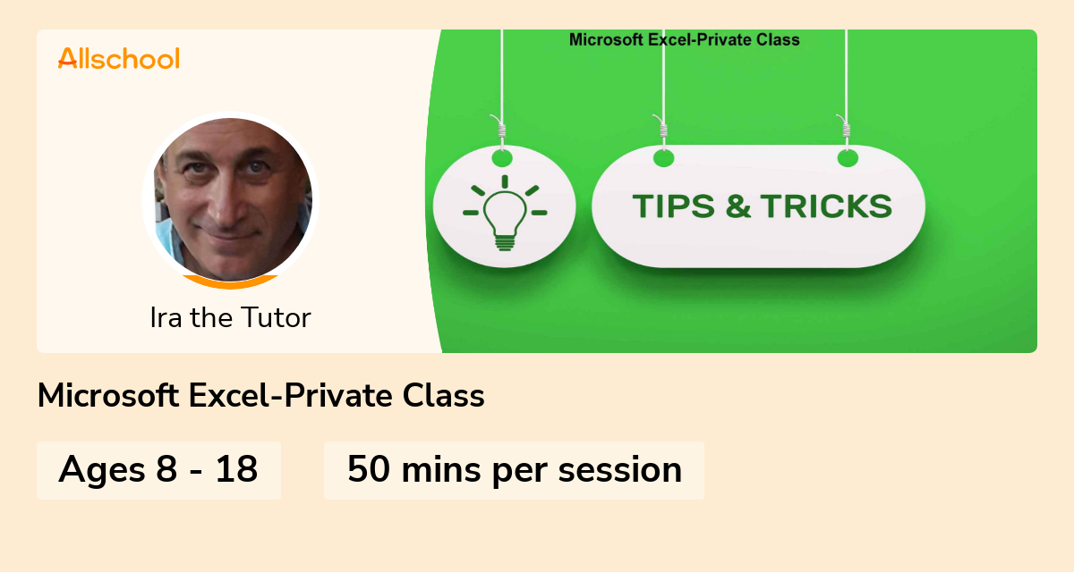 microsoft-excel-private-class-live-interative-class-for-ages-8-18