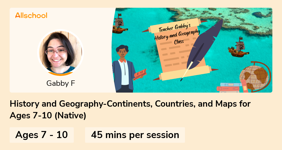 History and GeographyContinents, Countries, and Maps for Ages 710