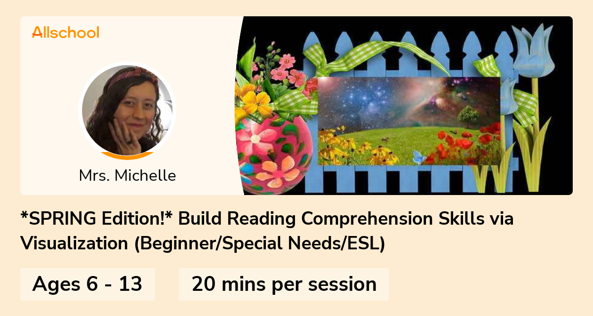 *SPRING Edition!* Build Reading Comprehension Skills via Visualization ...