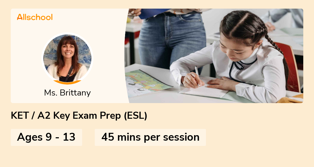 KET / A2 Key Exam Prep (ESL) | Live Interative Class For Ages 9-13 ...