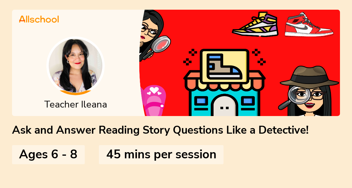 Ask and Answer Reading Discussion Questions Like a Detective! Live